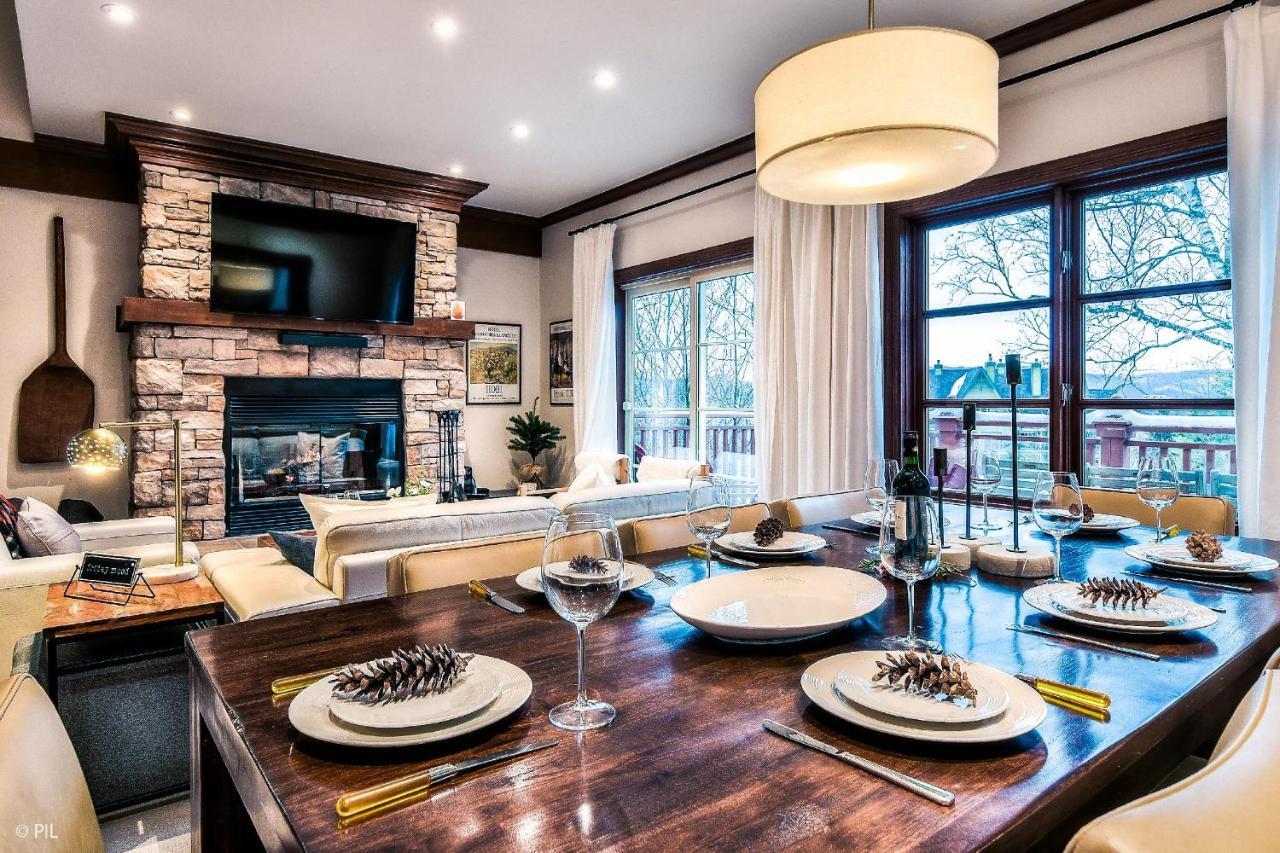 Le Plateau Ski Inout W 3Bdrs W Pool Access Mont-Tremblant Exterior foto